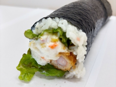 2月3日限定　恵方巻　エビフライ巻　価格　税込　800円