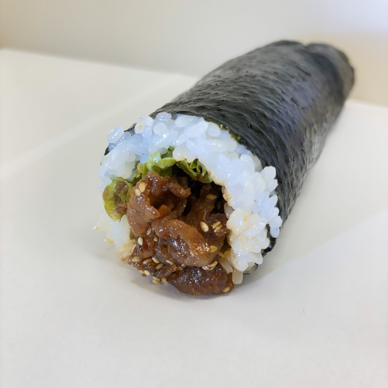 2月3日限定　恵方巻　国産牛焼肉巻き　価格　税込　800円