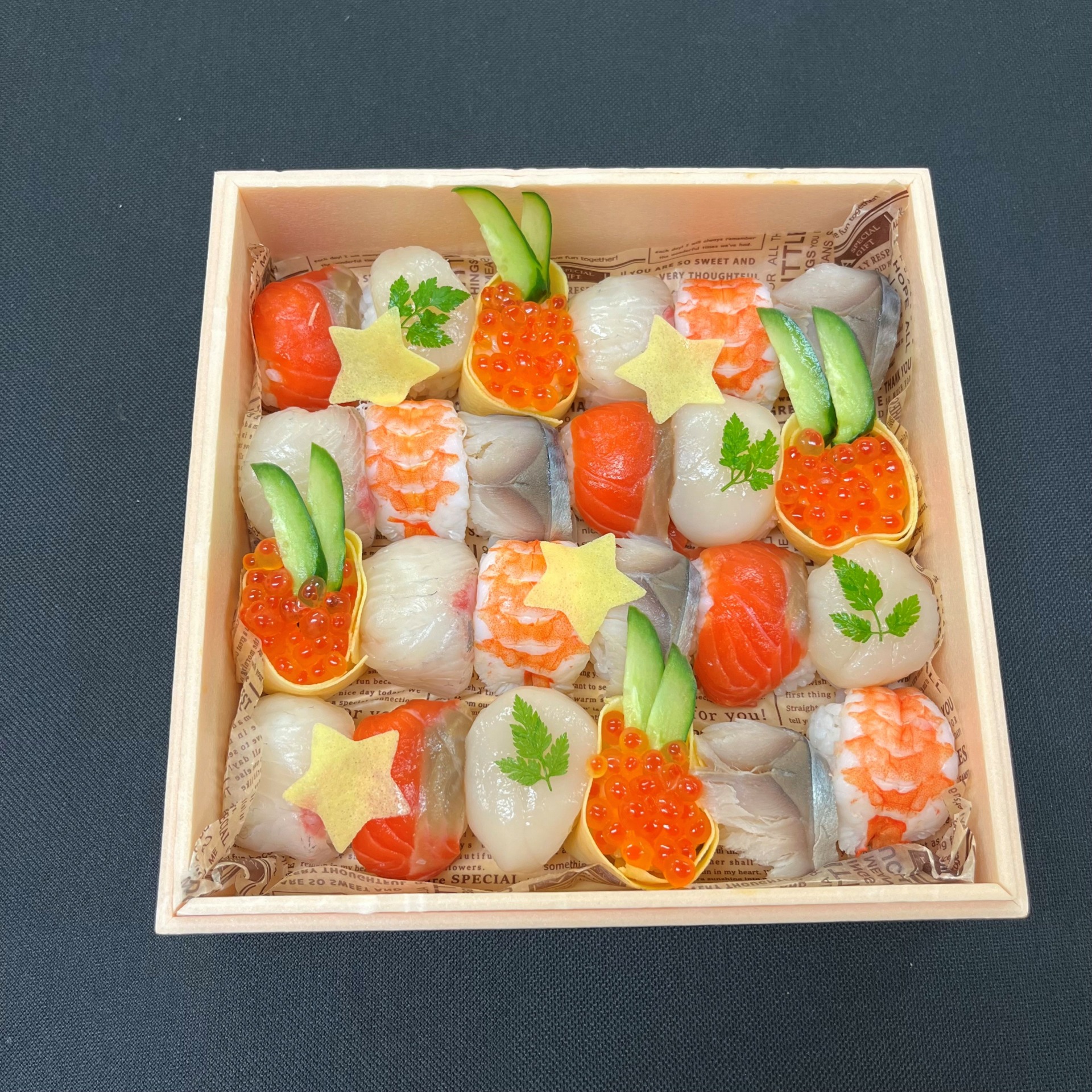 クリスマス　てまり寿司