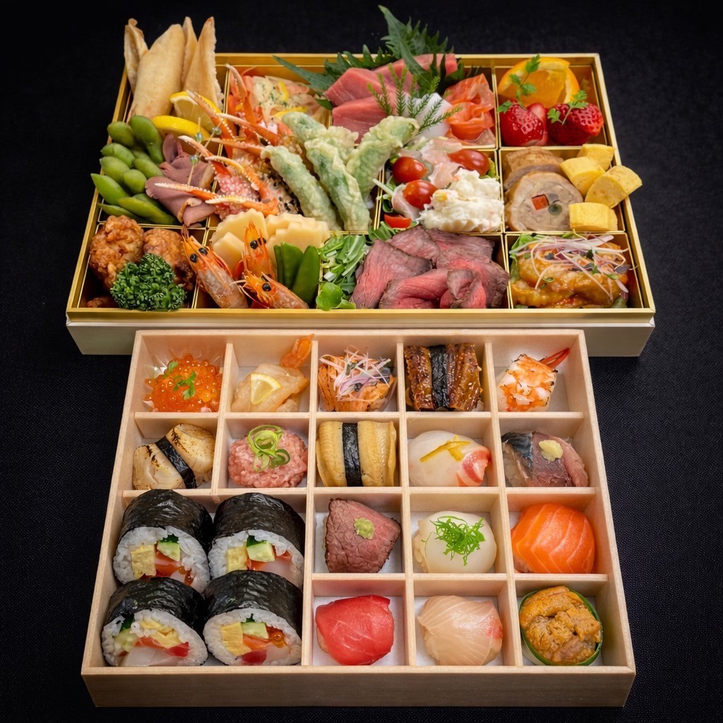 【４月２９日から５月５日限定】豪華オードブルとてまり寿司のセット