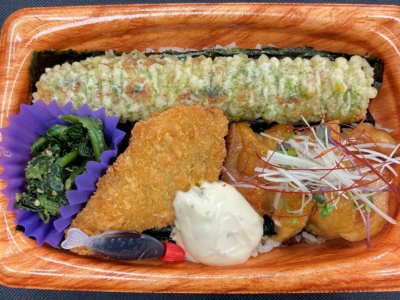 平日限定！700円　のり弁当